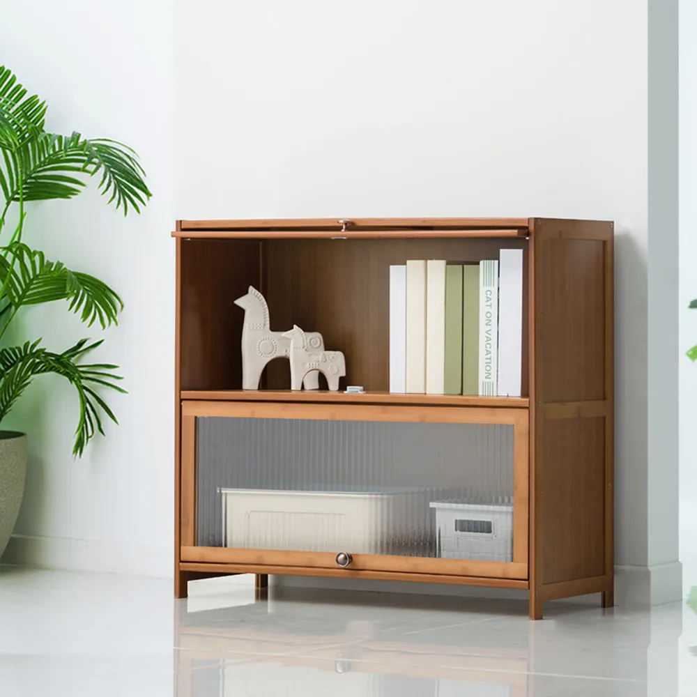 【HappyLife】楠竹製餐櫥長虹半開放式置物櫃 (Y11147) 歷史價格詳細信息