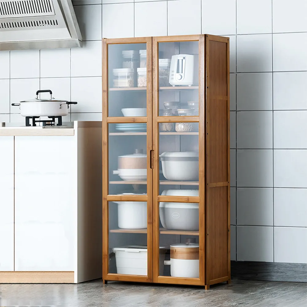 【HappyLife】楠竹製雙門帶抽開放式衣櫃 (Y10020) 歷史價格詳細信息