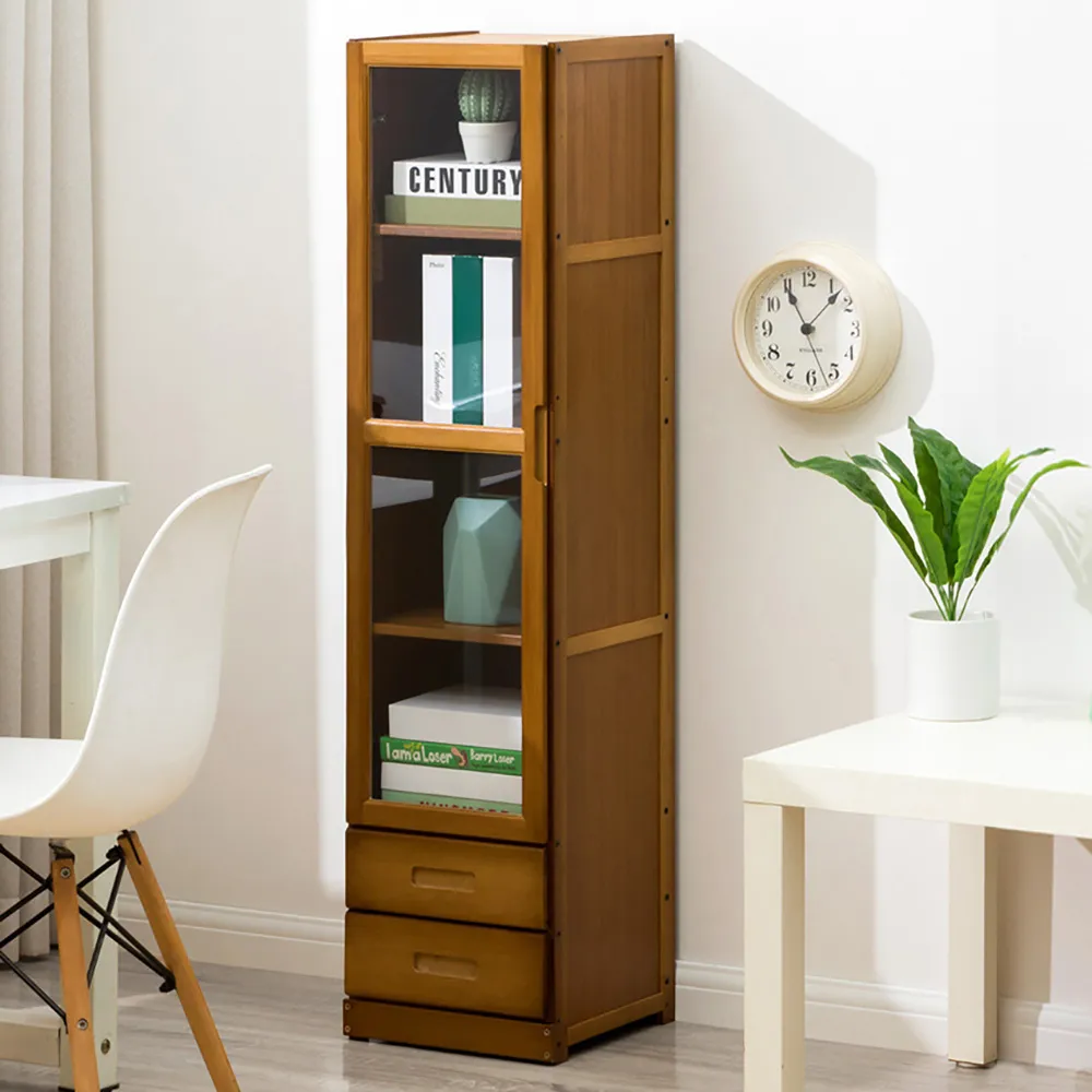 【HappyLife】壓克力門可視單門置物櫃/四層30CM (Y10443) 歷史價格詳細信息