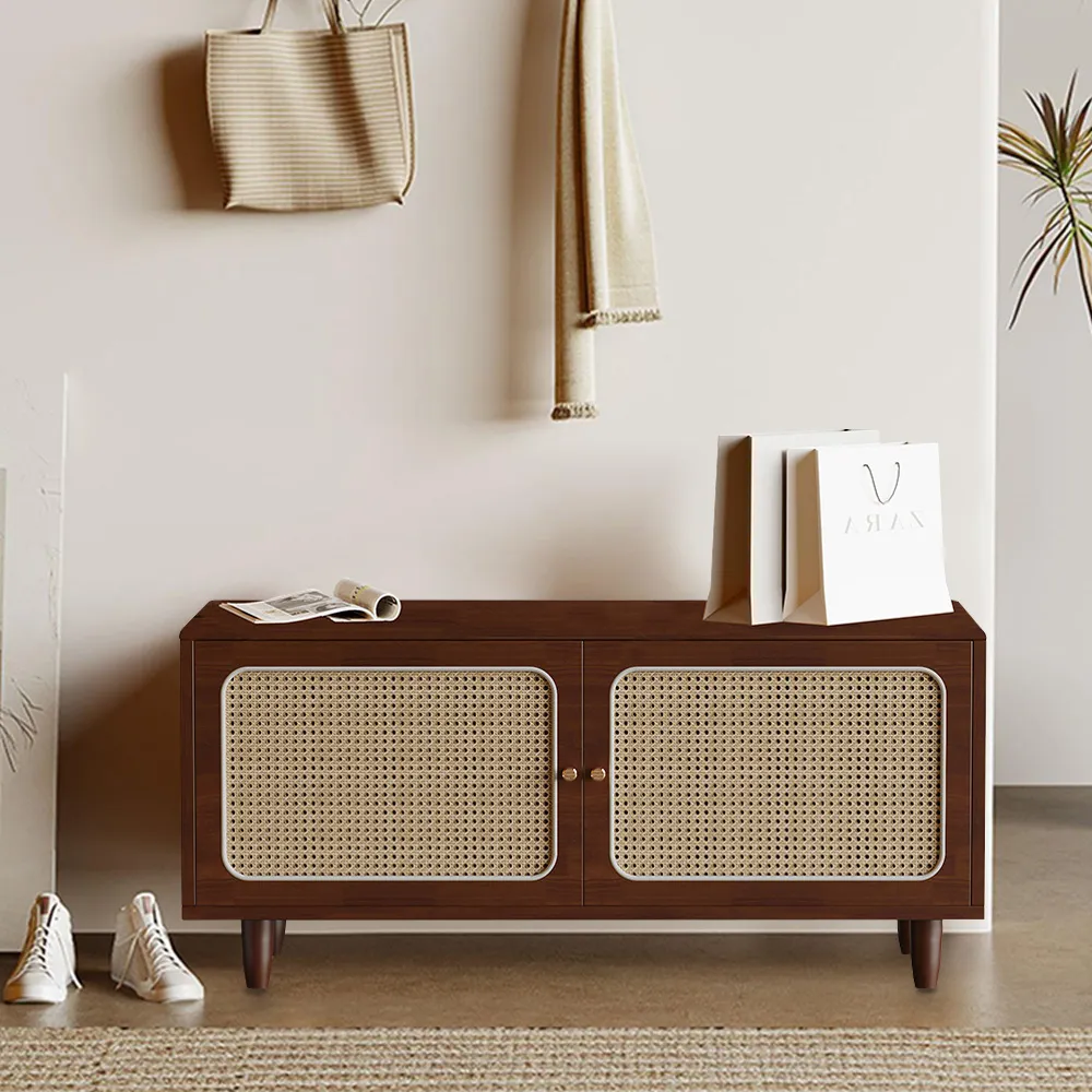 原木編藤藝實木椅子咖啡廳桌椅餐廳甜品餐飲簡約沙發卡座組合 歷史價格詳細信息