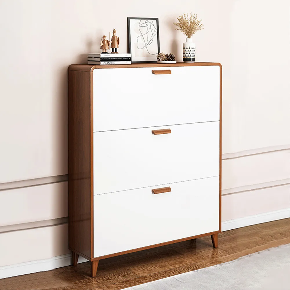 【HappyLife】玄關翻斗鞋櫃/三門雙層100CM (Y11159) 歷史價格詳細信息