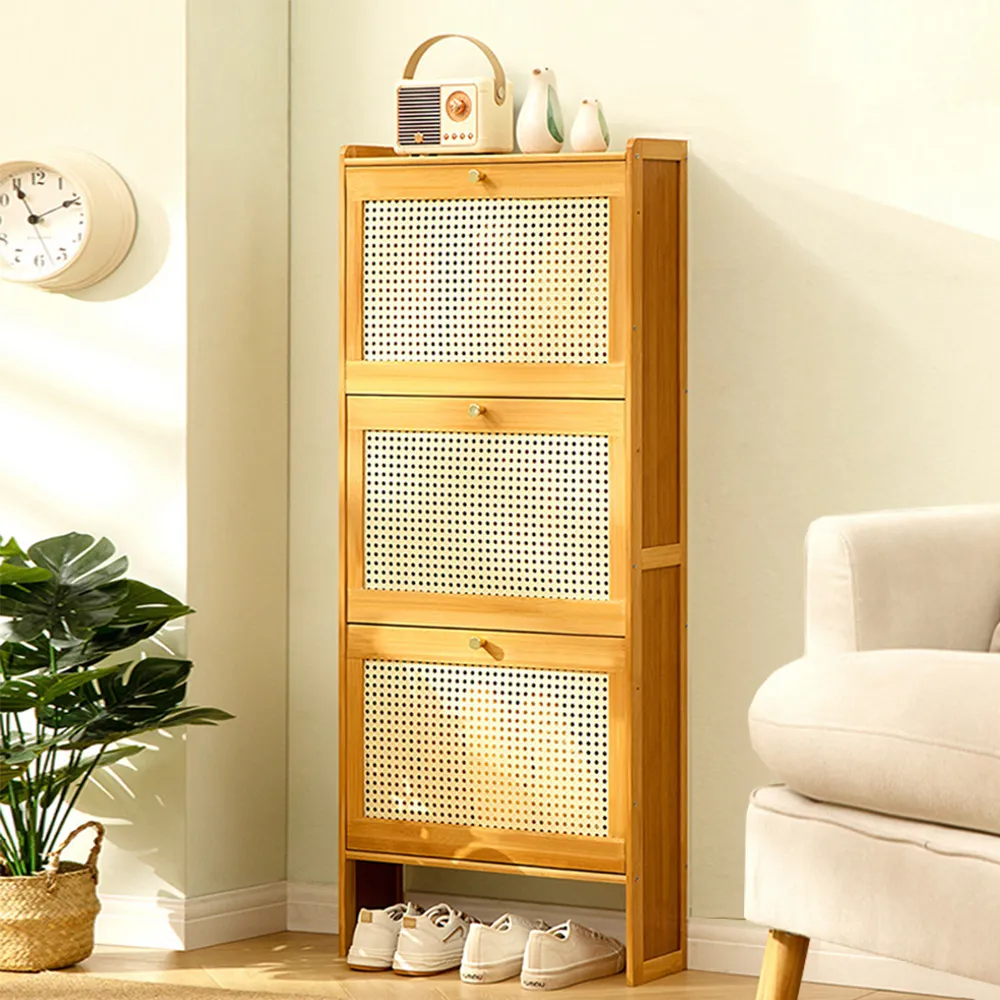 【HappyLife】三門楠竹衣櫃 (11420) 歷史價格詳細信息