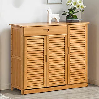 【HappyLife】三門楠竹衣櫃 (11420) 歷史價格詳細信息