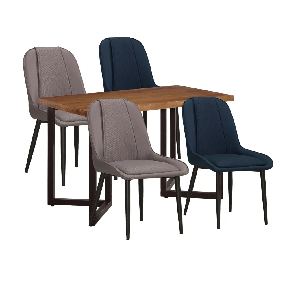 【文創集】卡辛迪5尺實木原木風餐桌(不含餐椅) 歷史價格詳細信息