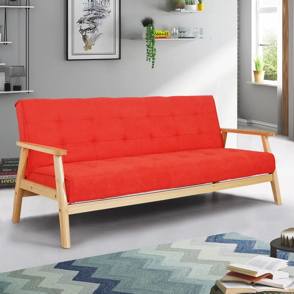 Homelike 卡特斯貓抓皮沙發床-粉末藍 歷史價格詳細信息