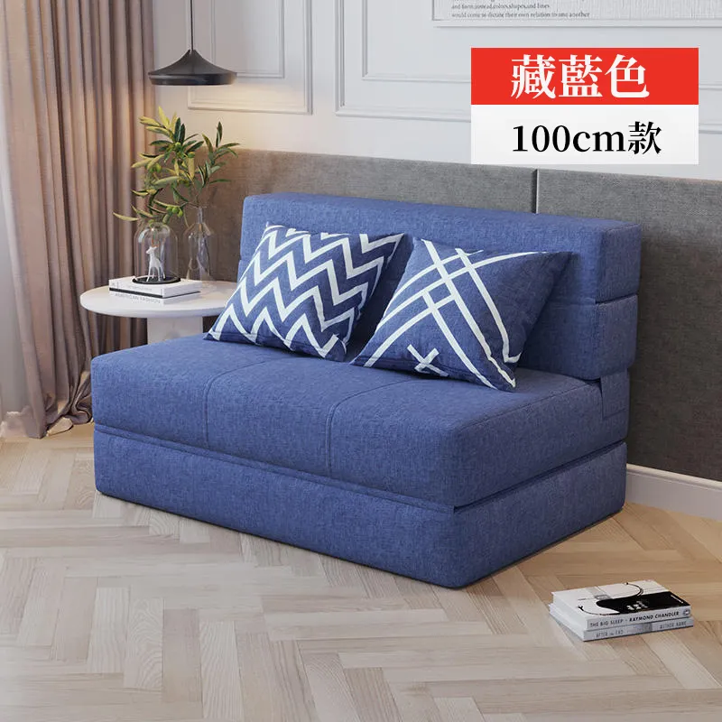 摺疊兩用2023年新款小戶型摺疊床陽臺多功能簡易科技布單人沙發床 歷史價格詳細信息