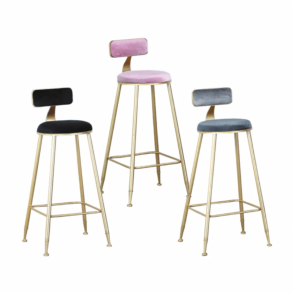 AS-璀璨絨布吧椅(低)-33×39×87cm(三色可選) 歷史價格詳細信息