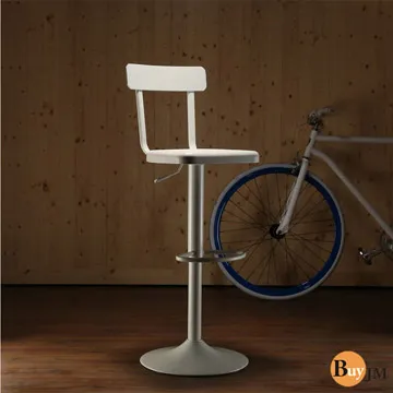 《BuyJM》LOFT復古風工業風榆木低背吧台椅/餐椅 (2色可選) 歷史價格詳細信息