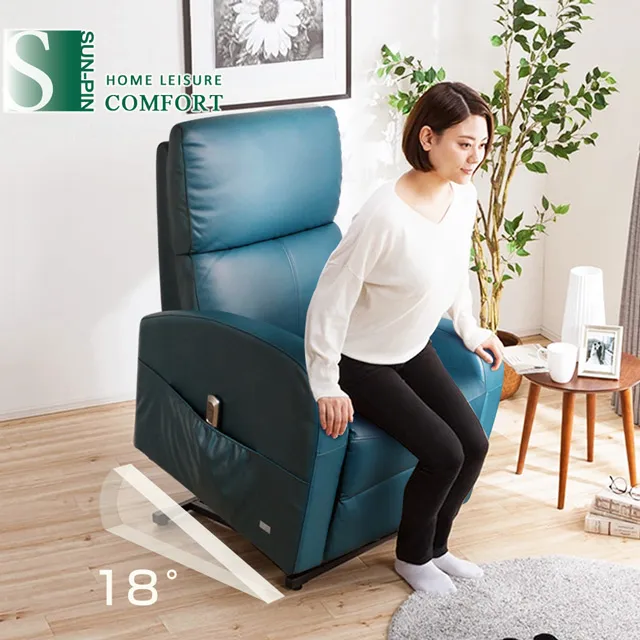 Sun Pin｜Derek德睿克伯爵無重力起身椅 全牛皮雙馬達 暖灰｜免運活動中 歷史價格詳細信息