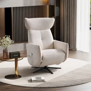 芝華仕頭等艙 科技布 單人搖椅電動沙發附USB K9780 秋葉黃 歷史價格詳細信息