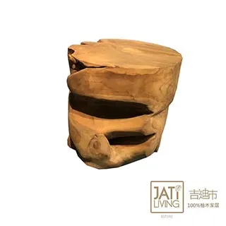 【吉迪市柚木家具】原木4抽床頭櫃/邊桌 -pc 歷史價格詳細信息