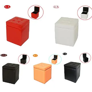 北歐時尚繽紛方型收納椅儲物凳玄關矮凳(現貨 布藝款香檳) 歷史價格詳細信息