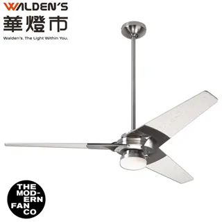 【華燈市】Modern Fan摩登扇52吋Torsion拓森三葉吊管式吊扇+本體亮銀/葉片桃花心木 歷史價格詳細信息