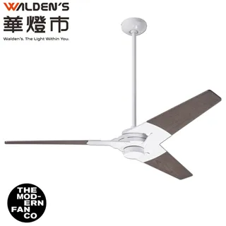 【華燈市】Modern Fan摩登扇52吋Torsion拓森三葉吊管式吊扇+本體亮銀/葉片桃花心木 歷史價格詳細信息