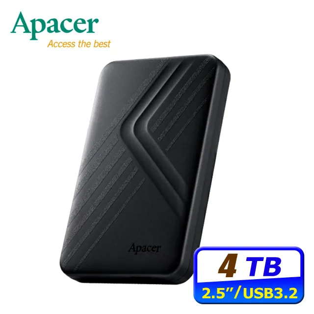 Apacer宇瞻 AC236 2TB 2.5吋行動硬碟-黑 歷史價格詳細信息
