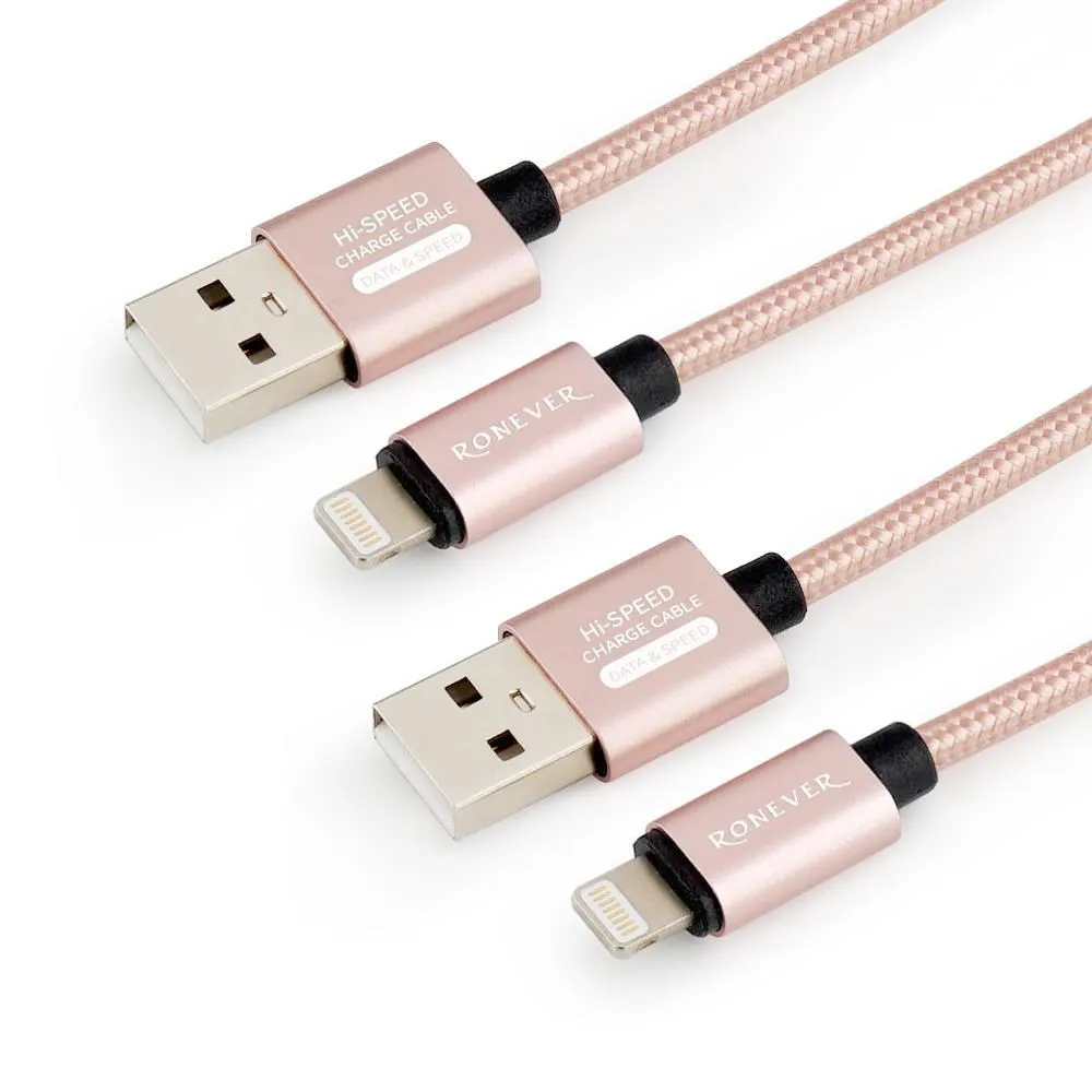 RONEVER VPC132 VPC133 鋁合金編織充電線組 充電線 Type-C iOS 2.5A 歷史價格詳細信息