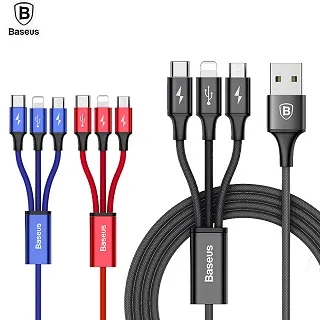 倍思 一拖三數據線6A快充66W支持蘋果Type-c安卓三合一手機充電器 歷史價格詳細信息