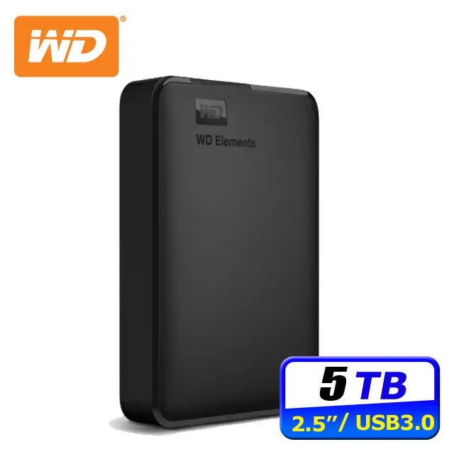 WD Elements 5TB 2.5吋 外接硬碟 WDBU6Y0050BBK-WESN 歷史價格詳細信息