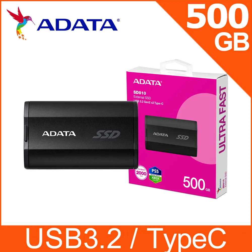 【ADATA 威剛】SD810 4000GB 外接式固態硬碟SSD(銀色 / SD810-4000G-CSG) 歷史價格詳細信息