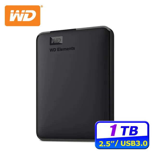 WD Elements 1TB USB3.0 2.5吋 行動硬碟 外接硬碟 歷史價格詳細信息
