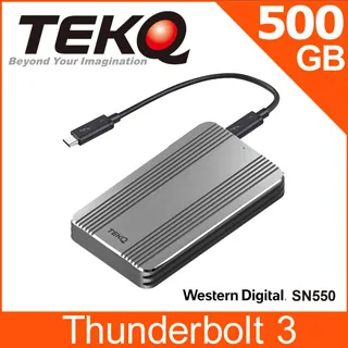 TEKQ Rapide WD SN550 500G Thunderbolt 3 PCIe Gen3X4 外接式 SSD 行動固態硬碟 歷史價格詳細信息