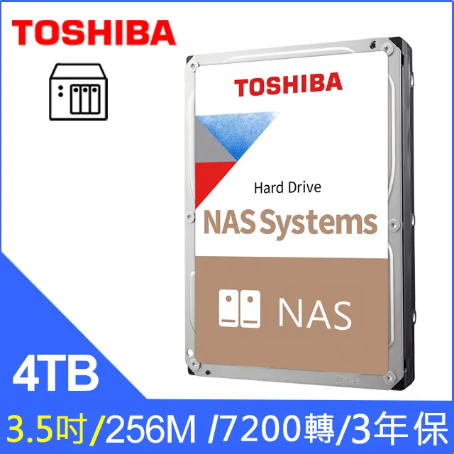 TOSHIBA 【N300 NAS碟】 4TB HDWQ140AZSTA NAS 硬碟 歷史價格詳細信息