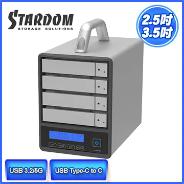 Stardom SR4-BA31+ USB3.2/eSATA 4bay 3.5吋/2.5吋 磁碟陣列外接盒 /紐頓e世界 歷史價格詳細信息
