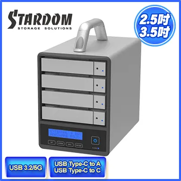 Stardom SR4-BA31+ USB3.2/eSATA 4bay 3.5吋/2.5吋 磁碟陣列外接盒 /紐頓e世界 歷史價格詳細信息
