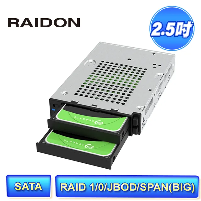 RAIDON iR2770 2bay 2.5吋硬碟 內接式磁碟陣列抽取盒 歷史價格詳細信息