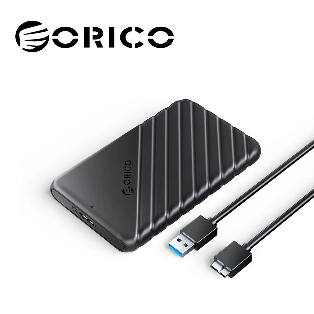 ORICO 外接式 2.5吋硬碟防震矽膠保護盒+USB3.1易驅線套裝 支持4TB /熱插拔/免驅動/OTG 歷史價格詳細信息