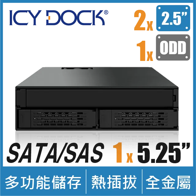ICY DOCK MB994IPO-3SB 2.5吋 SATA/SAS HDD SSD MB994IPO 歷史價格詳細信息