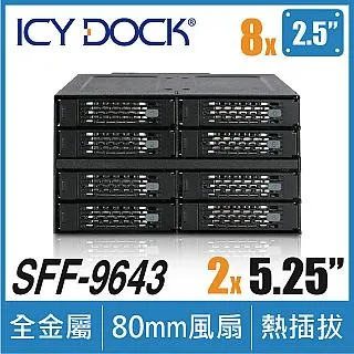ICY DOCK 8層式 M.2 NVMe SSD PCIe 4.0 硬碟抽取盒 (MB873MP-B V2) 歷史價格詳細信息