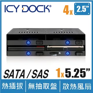 ICY DOCK flexiDOCK 免抽取盤三層式3.5吋SATA/SAS硬碟轉2組5.25吋裝置空間 內接式抽取盒(MB830SP-B) 歷史價格詳細信息