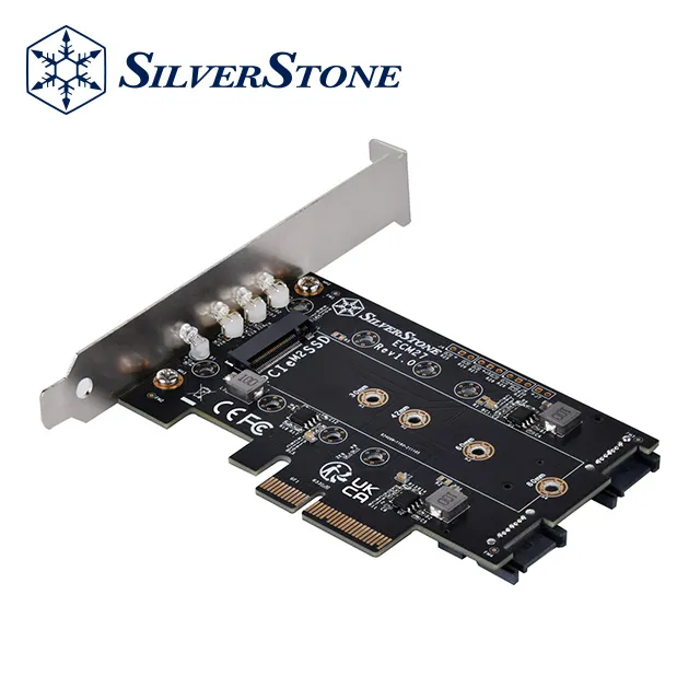 銀欣 ECM28 1槽 NVMe SSD 和1槽SATA M.2 SSD 轉PCIe x4 1U 轉接卡 廠商直送 歷史價格詳細信息
