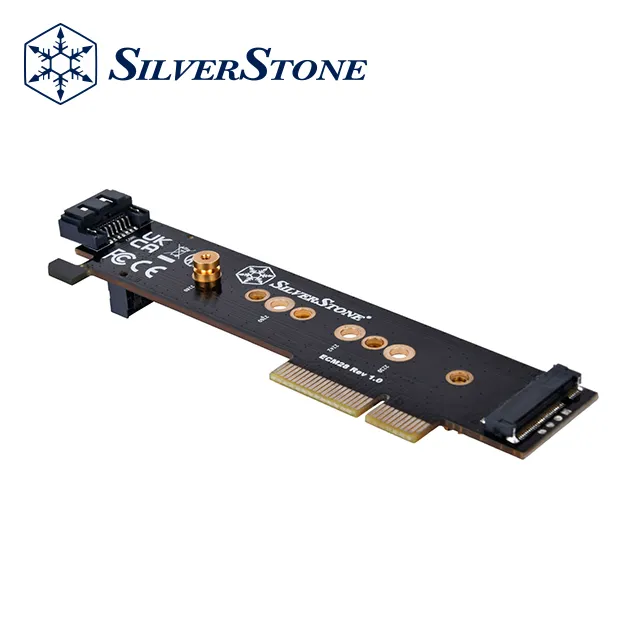 銀欣 ECM28 1槽 NVMe SSD 和1槽SATA M.2 SSD 轉PCIe x4 1U 轉接卡 廠商直送 歷史價格詳細信息