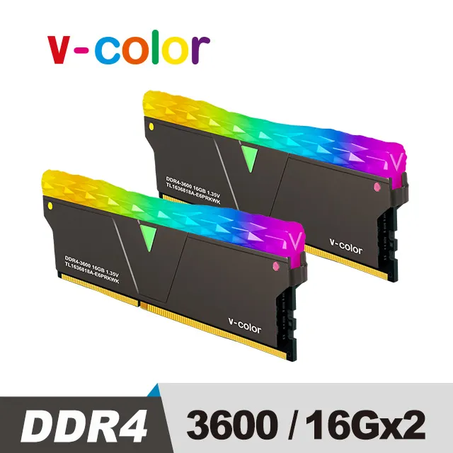 v-color 全何 DDR4 3600 32GB (16GBx2) RGB 桌上型超頻記憶體 LOSTARK失落的方舟 聯名款 歷史價格詳細信息