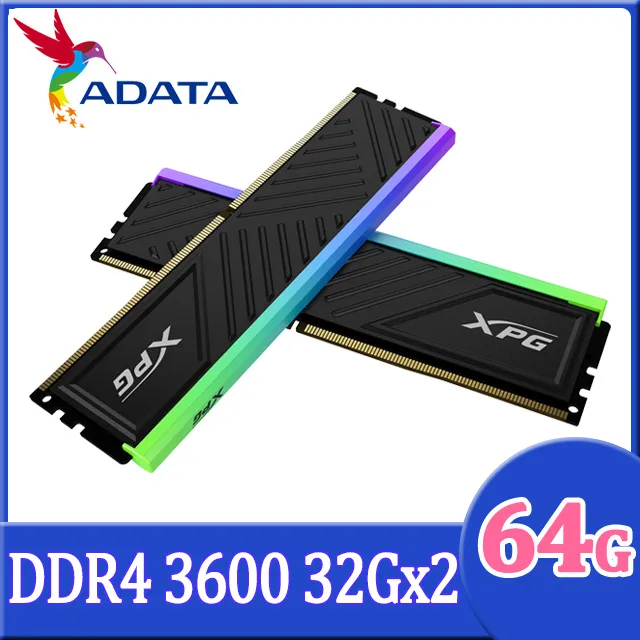 威剛 ADATA XPG DDR4- 3600 D60G (RGB) 16GB*2 超頻桌上型記憶體 歷史價格詳細信息