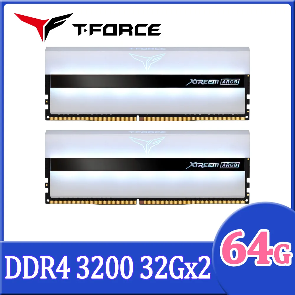 TEAM十銓 T-FORCE XTREEM ARGB WHITE DDR4 3200 3600 4000 32GB 歷史價格詳細信息