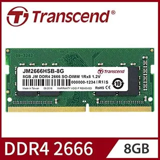Transcend 創見 8GB JetRam DDR4 3200 筆記型記憶體 JM3200HSB-8G 歷史價格詳細信息