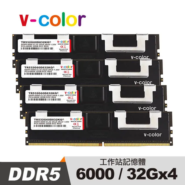 v-color 全何 DDR5 OC R-DIMM 6000 128GB (16GBx8) AMD WRX90 超頻工作站記憶體 歷史價格詳細信息