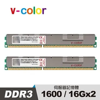 v-color 全何 DDR3 1600 32GB(16GBX2) VLP R-DIMM 伺服器專用記憶體 歷史價格詳細信息
