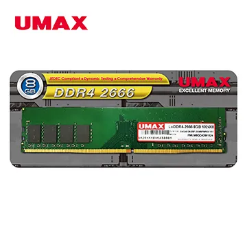 UMAX DDR4 2666 8GB NB筆記型記憶體 三星顆粒工作電壓1.2V +0.06/- 0.06V 歷史價格詳細信息
