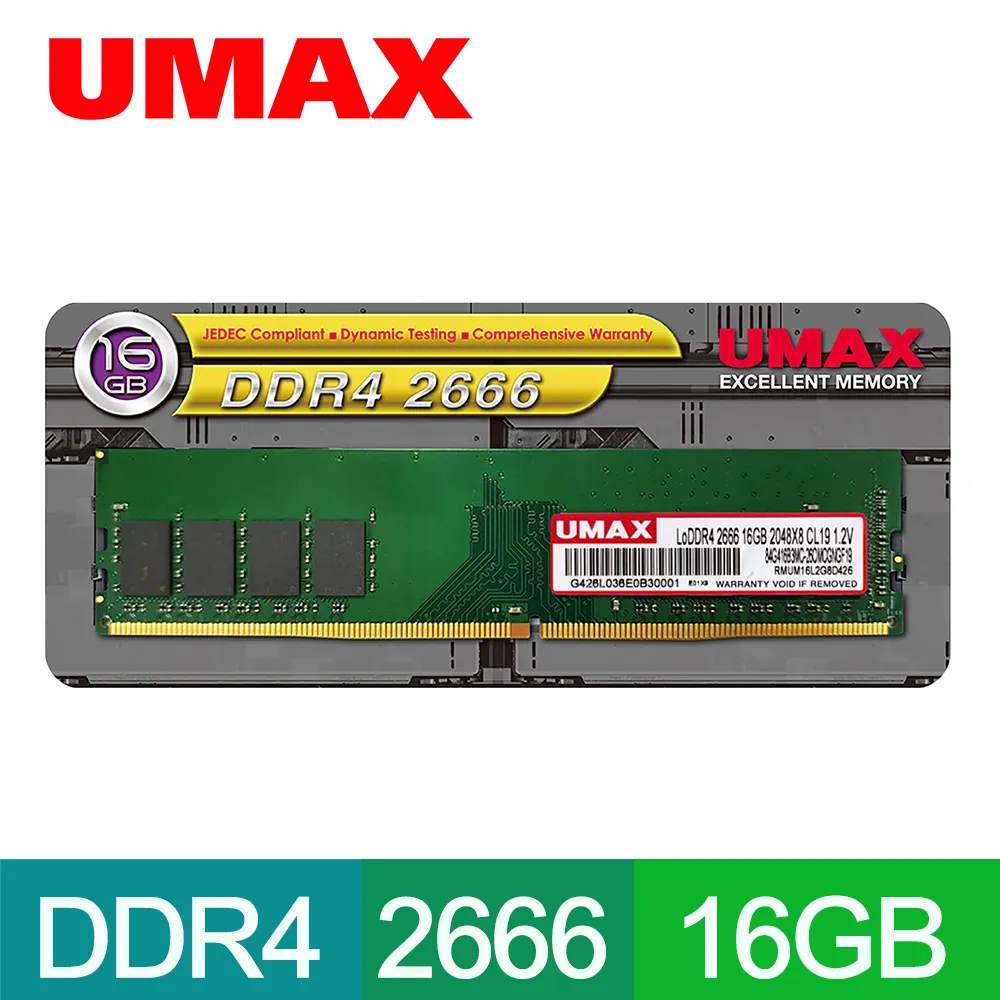 UMAX DDR4-2666 16GB (1024x8) 筆記型記憶體 歷史價格詳細信息