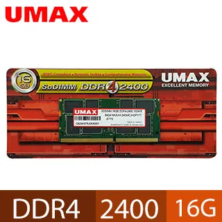 UMAX DDR4 2400 16GB (8GBx2)含散熱片-雙通道 桌上型記憶體 歷史價格詳細信息
