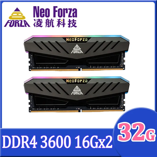 Neo Forza 凌航 Mars DDR4 3600 16GB(8G*2) RGB LED燈 超頻記憶體(灰色散熱片) 歷史價格詳細信息