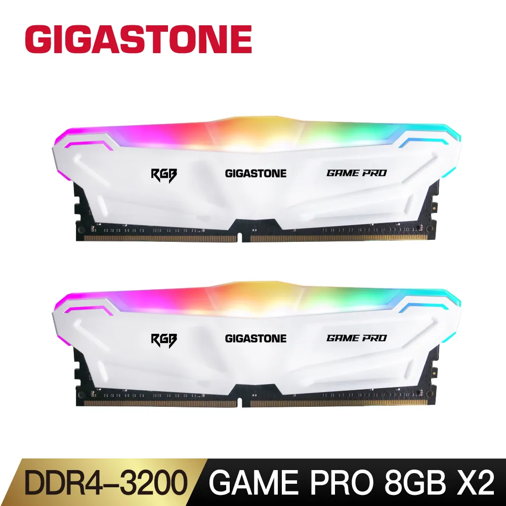 GIGASTONE 立達 Game Pro DDR4 3200 32GB(16Gx2) 電競超頻 桌上型記憶體-黑 歷史價格詳細信息