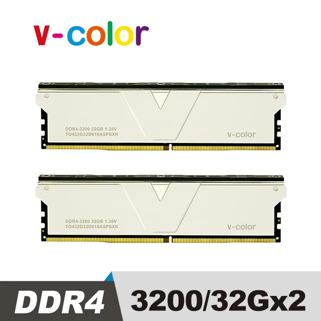 v-color 全何 Skywalker Plus 系列 DDR4 3600 32GB (16GBx2) 桌上型超頻記憶體 (白) 歷史價格詳細信息