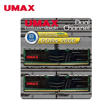 UMAX DDR4 2666 8GB NB筆記型記憶體 三星顆粒工作電壓1.2V +0.06/- 0.06V 歷史價格詳細信息