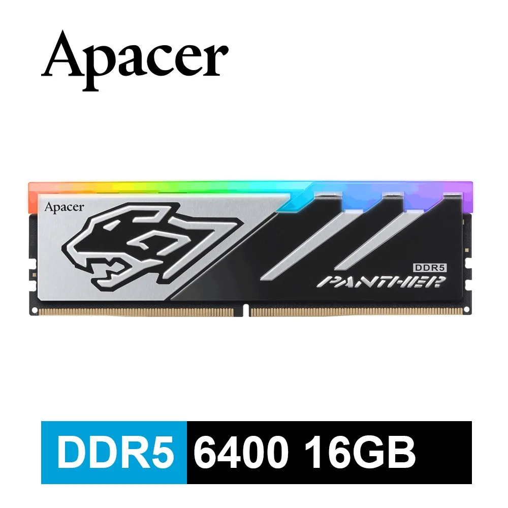 Apacer宇瞻 Panther DDR5 6000 32GB(16GBx2) RGB桌上型電競記憶體 歷史價格詳細信息