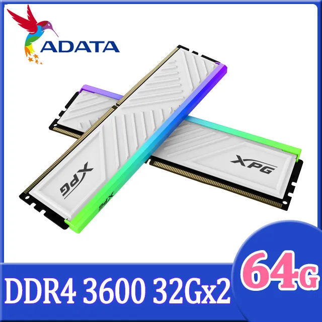 威剛 ADATA XPG DDR4- 3600 D60G (RGB) 16GB*2 超頻桌上型記憶體 歷史價格詳細信息